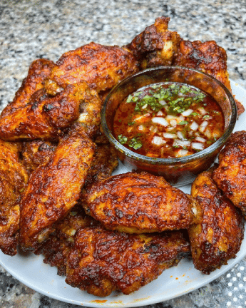 Birria Wings with Consome￼￼