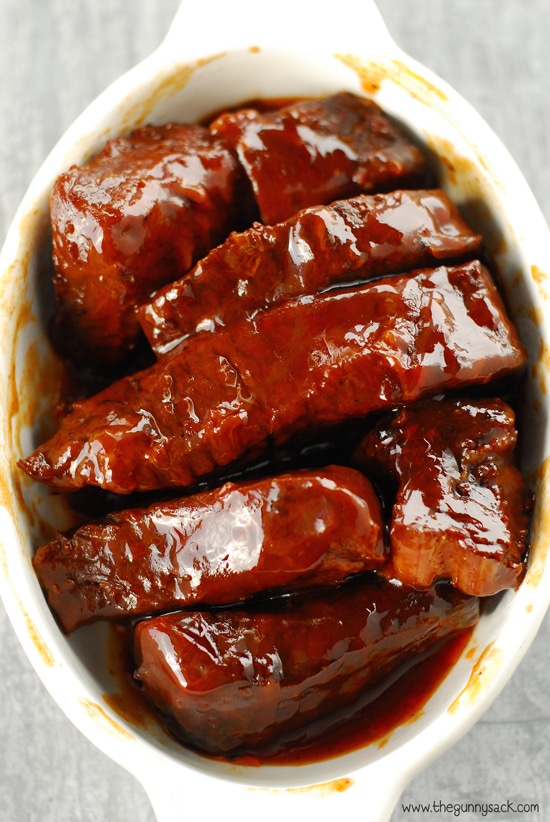 Easy Slow Cooker Barbecue Ribs