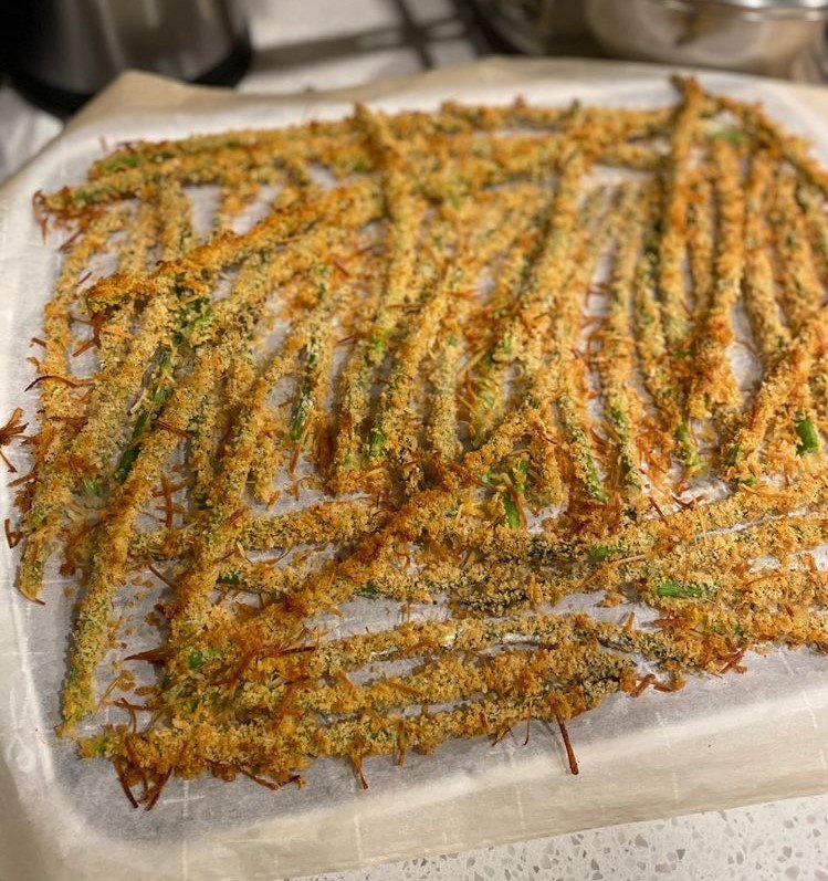 Parmesan Asparagus Fries￼