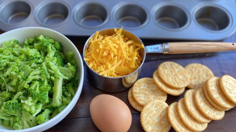 Easy Broccoli Cheese Cups