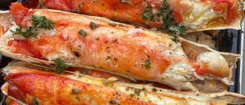 baked crab legs in butter sauce 9