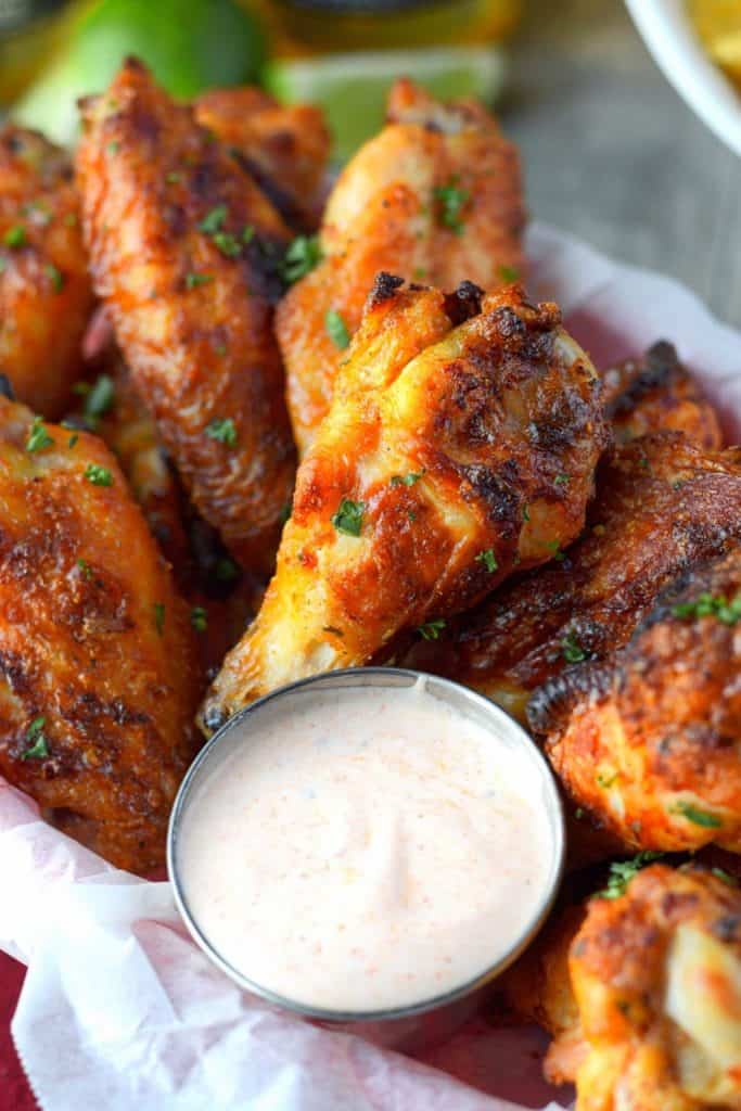 SPICY RANCH BAKED CHICKEN WINGS