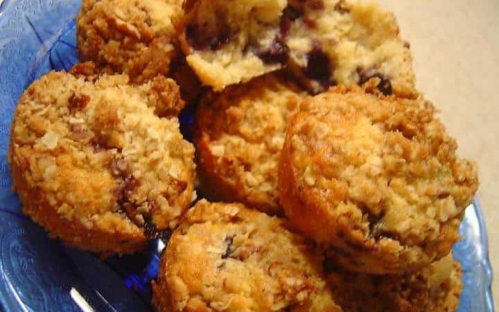 Blueberry Streusel Muffins￼