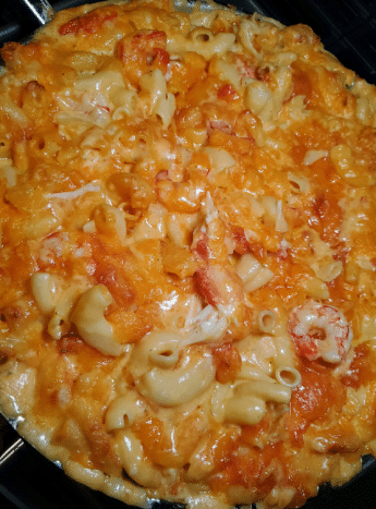 Baked Seafood Mac & Cheese￼￼