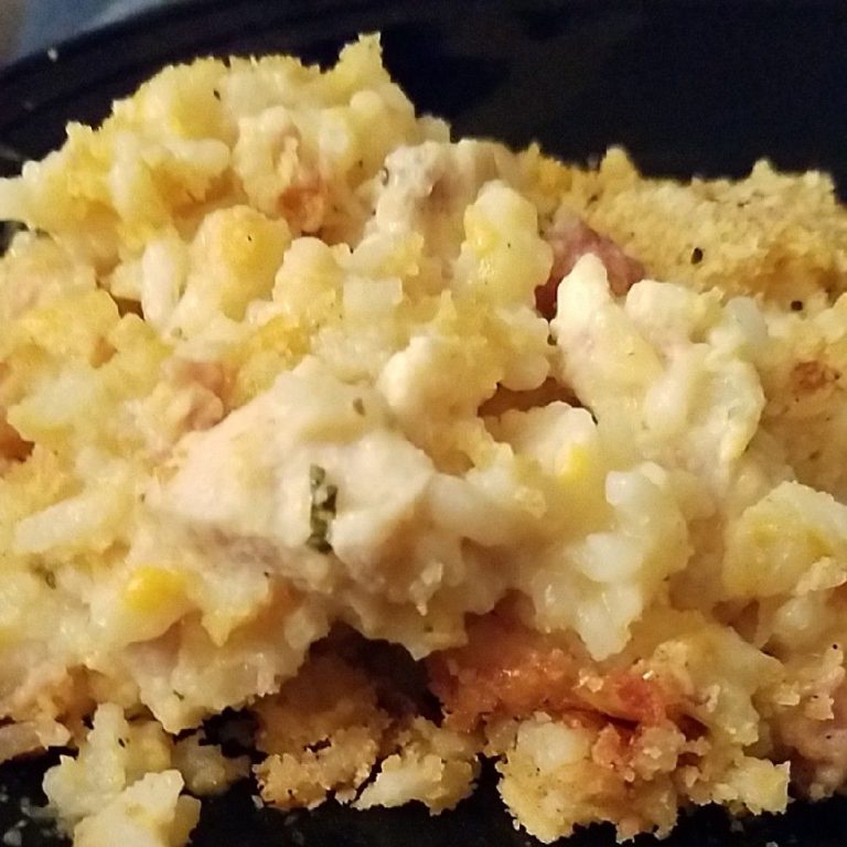 CRACKED OUT CHICKEN AND RICE CASSEROLE