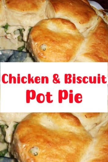 Chicken & Biscuit Pot Pie - the kind of cook recipe