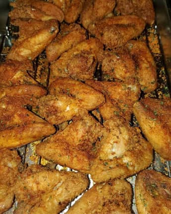Dry Rub Baked Chicken Wings
