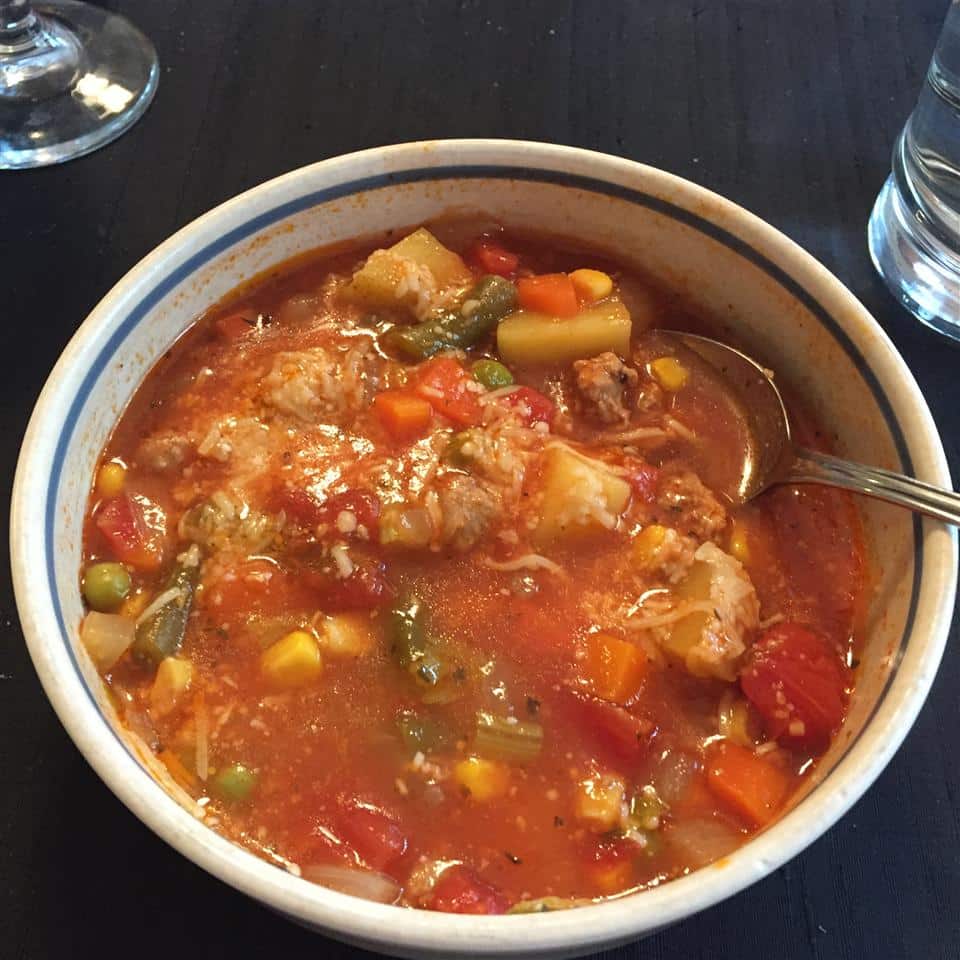 GROUND BEEF VEGETABLE SOUP