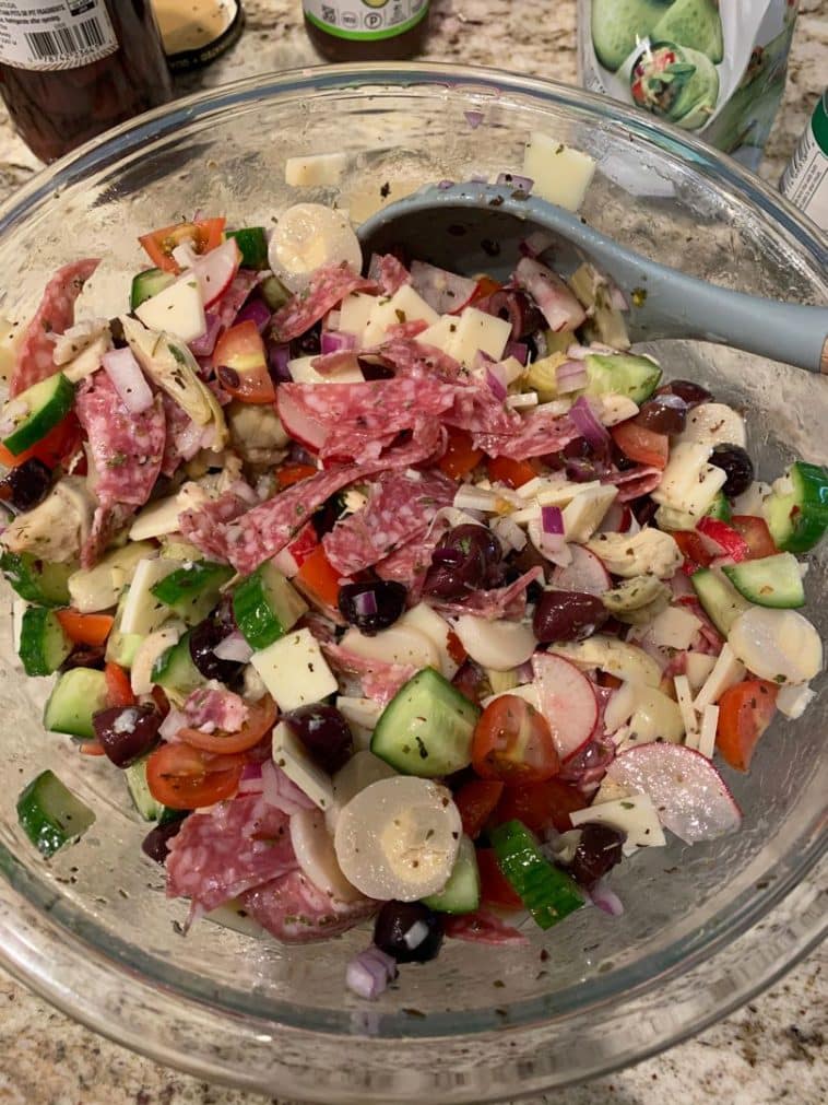 Italian Chop-Chop Salad: The Perfect Dish For A Quick Lunch￼