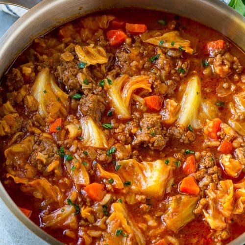 CABBAGE ROLL SOUP ￼