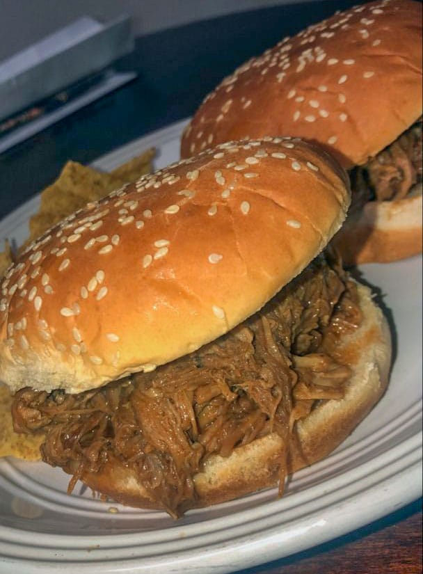 BBQ Pulled Slow Cooked Pork Sandwiches