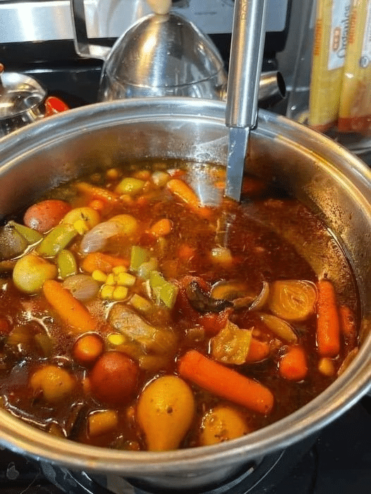 Easy Vegetable Beef Soup with Ground Beef 1