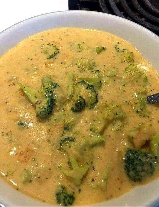 Potato Broccoli Cheddar Soup (Crockpot)