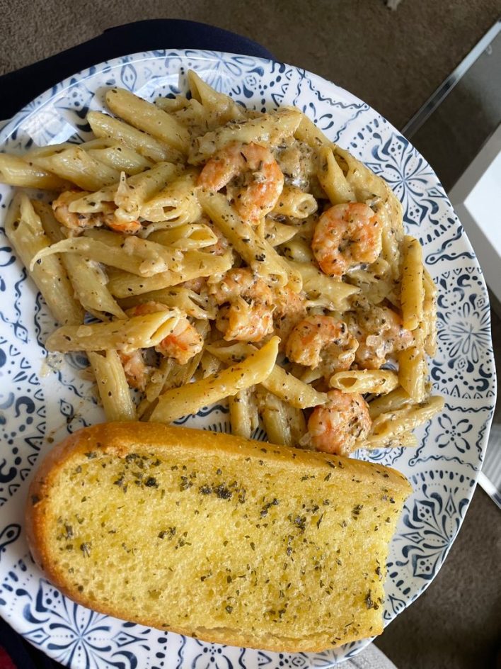 Tomato Spinach Shrimp Pasta - the kind of cook recipe