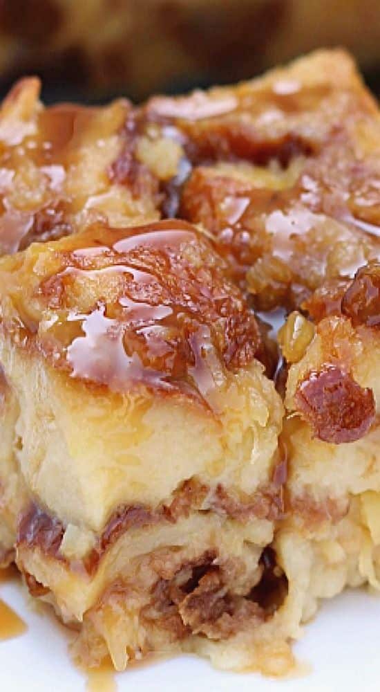 Pineapple Bread Pudding￼