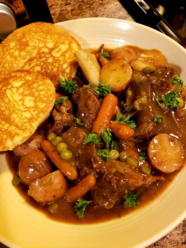 Beef short rib stew!￼￼