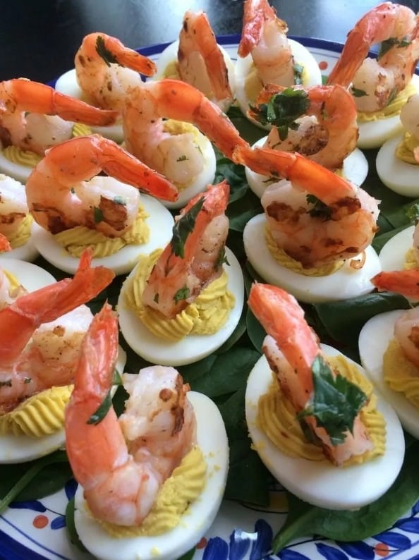 Cajun Shrimp Deviled Eggs
