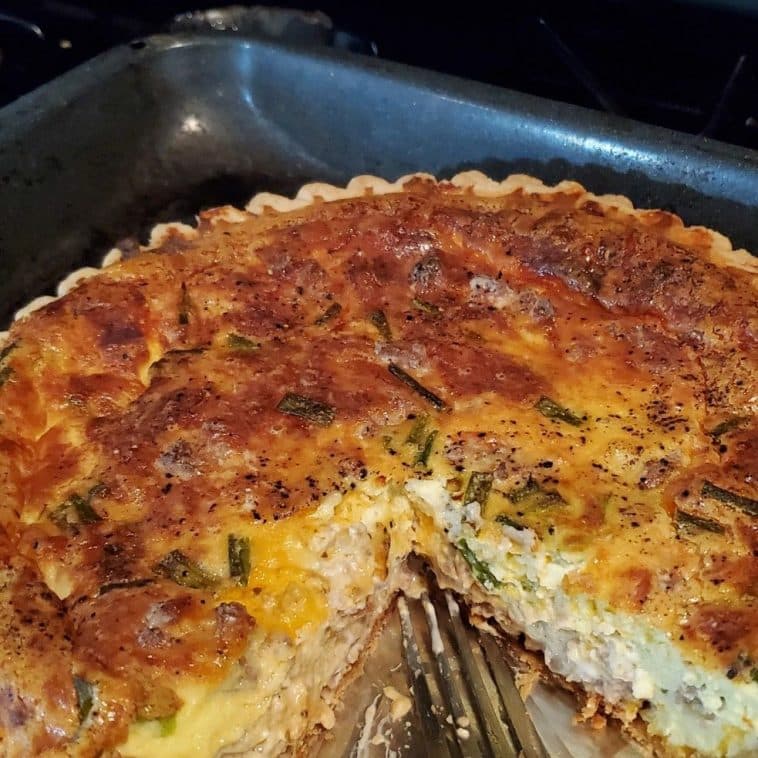 HISSY FIT QUICHE. A QUICK, EASY AND DELICIOUS TREAT