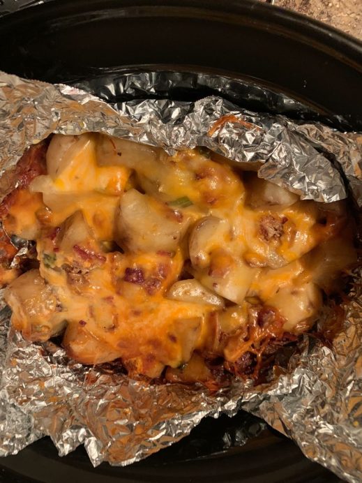 LOADED SLOW-COOKER POTATOES - the kind of cook recipe