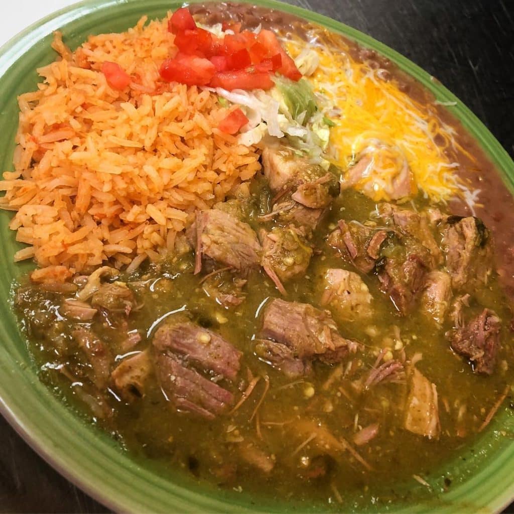 Carne Asada Con Chile Verde￼￼