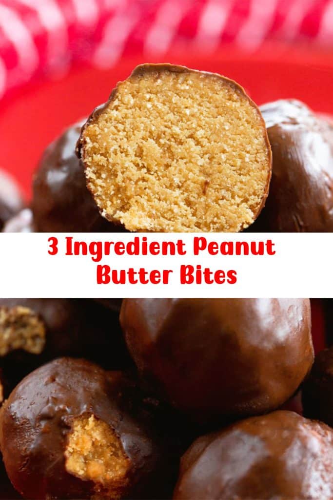 3 Ingredient Peanut Butter Bites 3