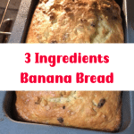 3 Ingredients Banana Bread 2