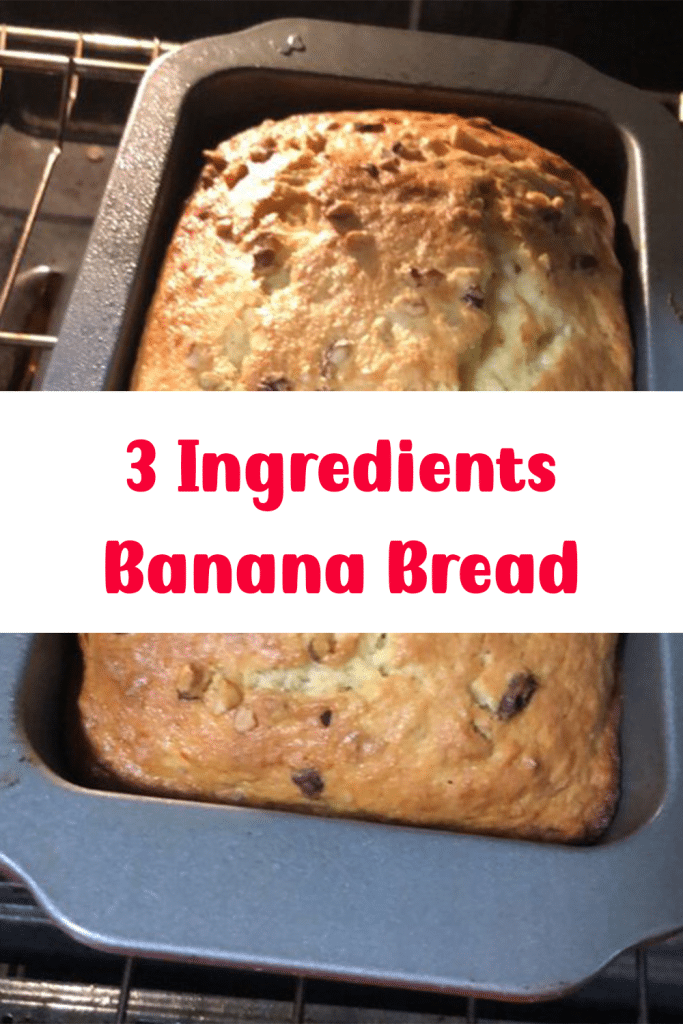 3 Ingredients Banana Bread 3
