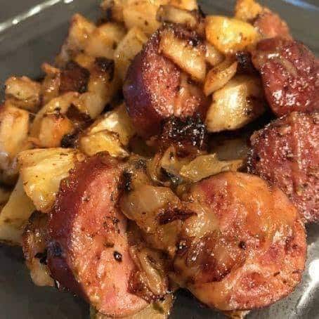 Oven Roasted Sausage and Potatoes 