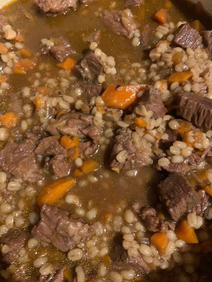 BEST EVER BEEF AND BARLEY SOUP 1