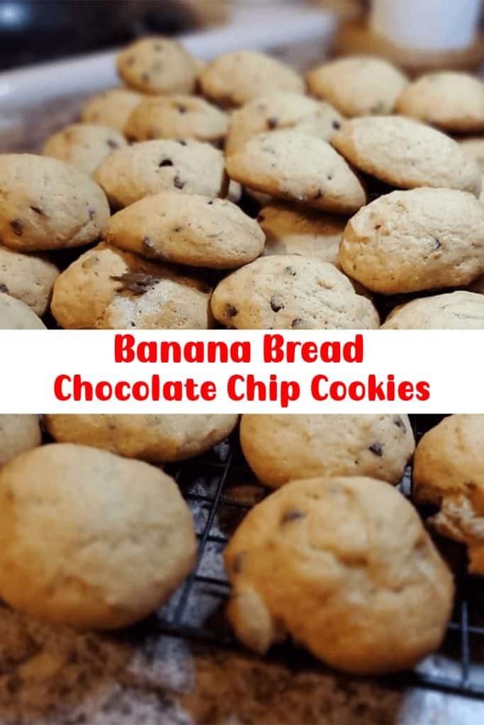 Banana Bread Chocolate Chip Cookies 3