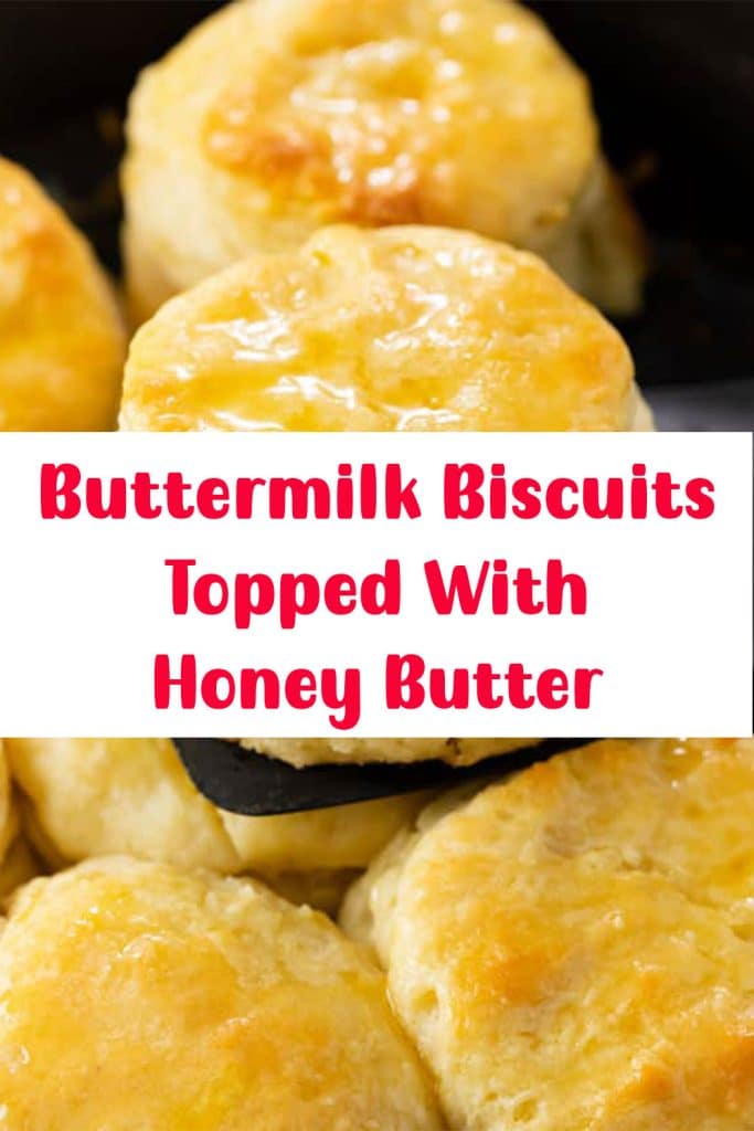 Buttermilk Biscuits Topped With Honey Butter 3