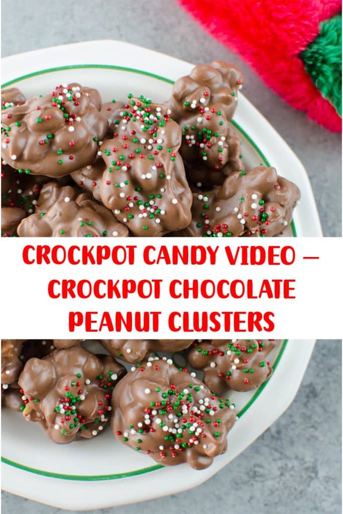 CROCKPOT CANDY VIDEO – CROCKPOT CHOCOLATE PEANUT CLUSTERS 3