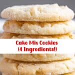 Cake Mix Cookies (4 Ingredients!) 2