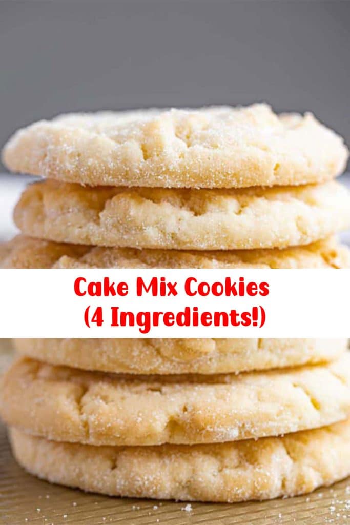Cake Mix Cookies (4 Ingredients!) 3