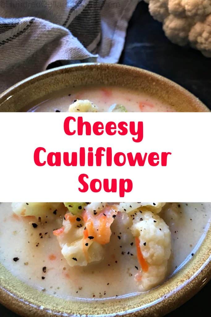 Cheesy Cauliflower Soup 3