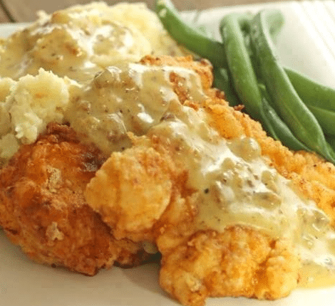 Chicken Fried Chicken with Homemade Country Gravy