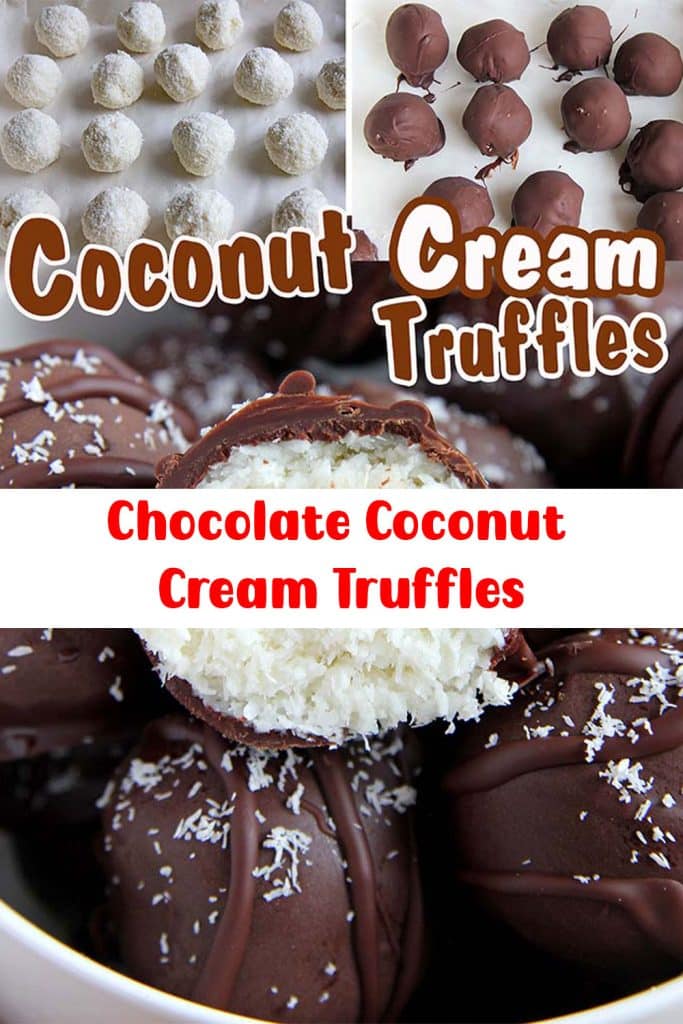 Chocolate Coconut Cream Truffles 3