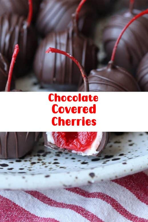 Chocolate Covered Cherries - the kind of cook recipe