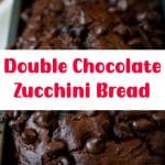 Double Chocolate Zucchini Bread. 2