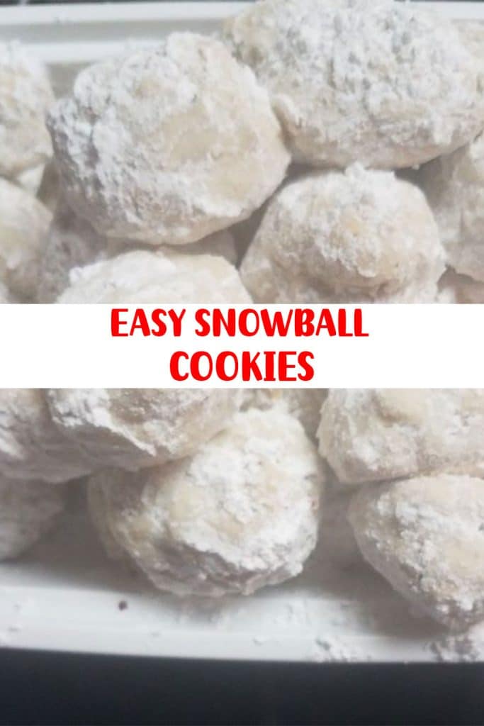 EASY SNOWBALL COOKIES 3