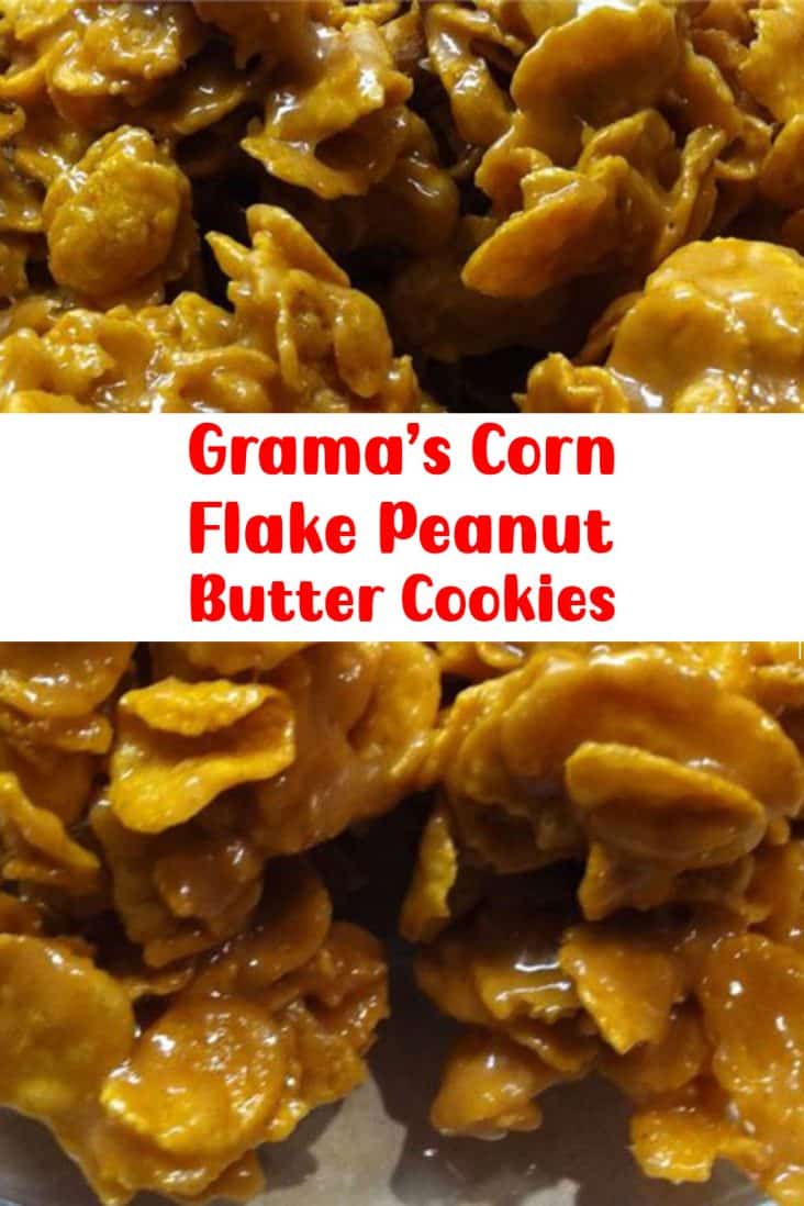 Grama’s Corn Flake Peanut Butter Cookies - The Kind Of Cook Recipe