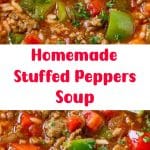 Homemade Stuffed Peppers Soup 2