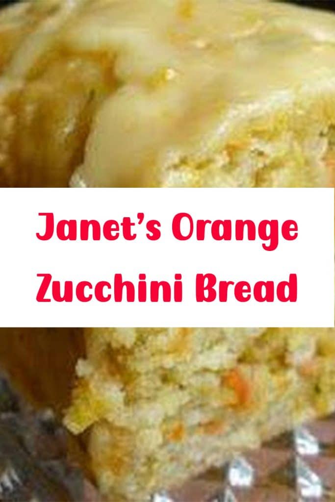 Janet’s Orange Zucchini Bread 2
