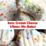 Keto Cream Cheese Mints (No-Bake) 4