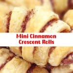 Mini Cinnamon Crescent Rolls 2