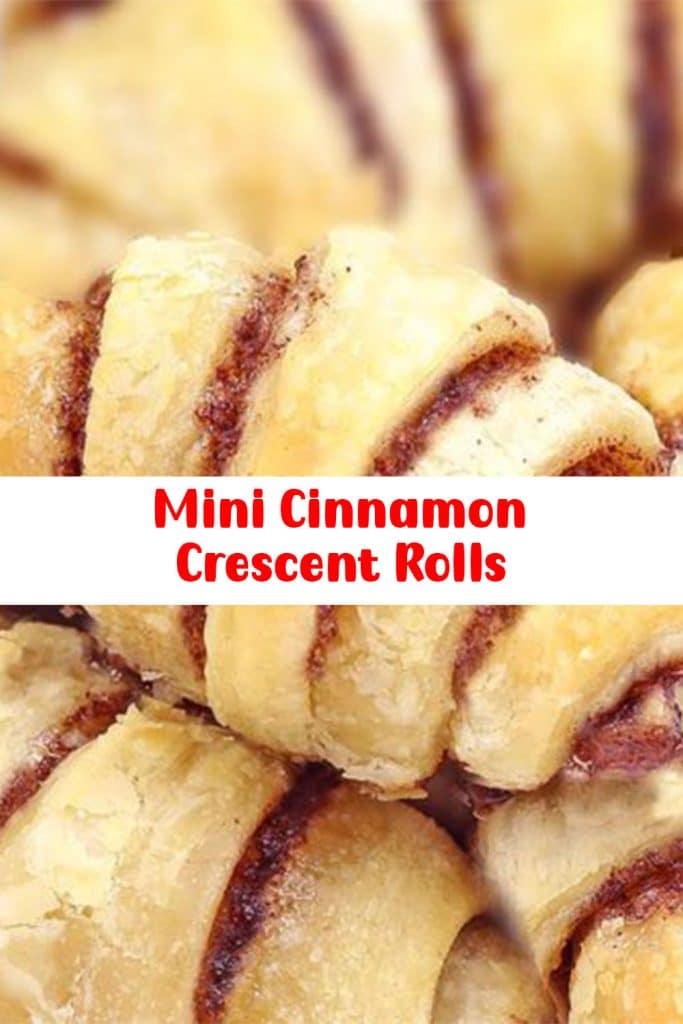 Mini Cinnamon Crescent Rolls 3