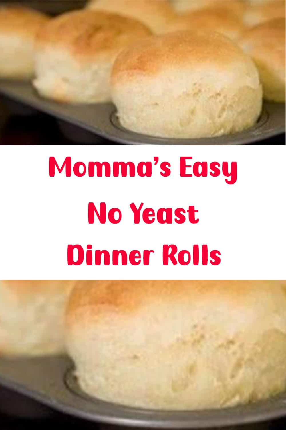 Momma’s Easy No Yeast Dinner Rolls the kind of cook recipe