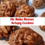 No Bake Reeses Krispy Cookies 2