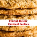 Peanut Butter Oatmeal Cookies 4