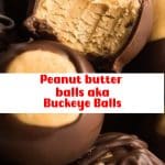 Peanut butter balls aka Buckeye Balls 2